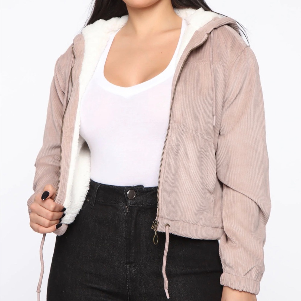 Corduroy Bomber Jacket- Mauve 3 for $20